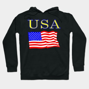 USA Flag Hoodie